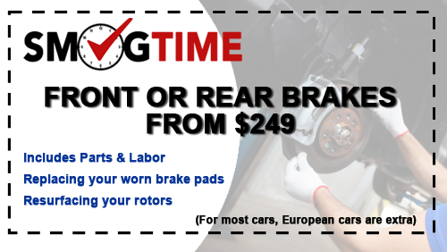 Front or Rear Brakes Coupon